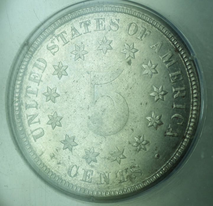 1869 *Unique* Shield Nickel Pattern 5c Coin PCGS PR-61 OGH Rattler J-689 Judd WW