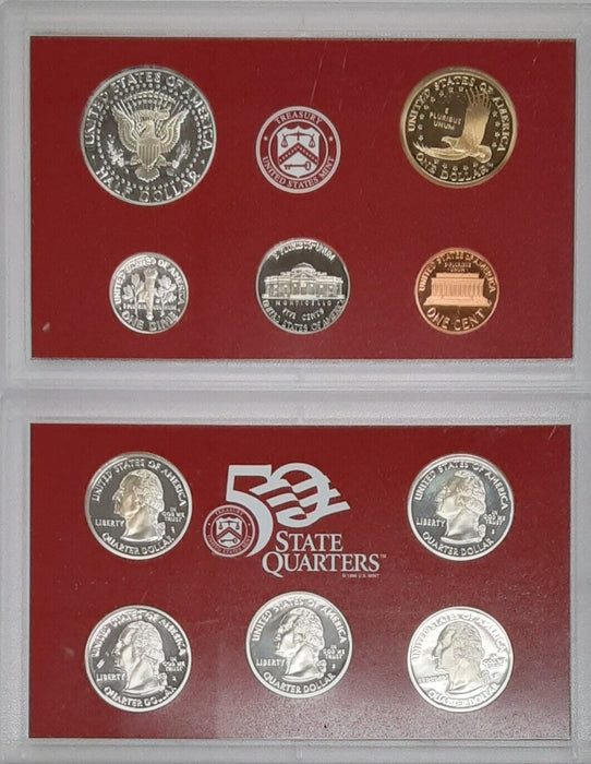 2002-S US Mint Silver Proof Set 10 Gem Coins ONLY - NO Box & COA