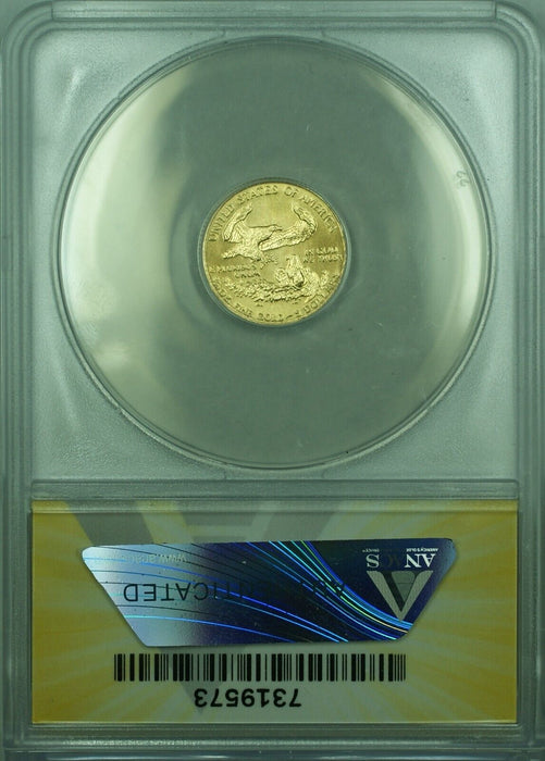 1991 Gold American Eagle 1/10th Ounce $5 AGE Coin ANACS MS-69