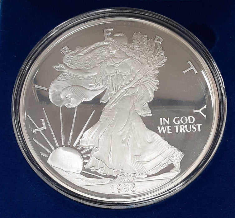 1996 Washington Mint 1/2 LB 8oz Pure Silver Proof Silver Eagle Silver Round
