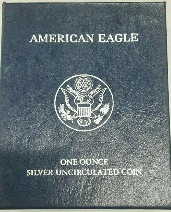 2012-W American Silver Eagle BU S$1 1 Oz Troy .999 Fine With COA & OGP