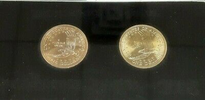2002 P & D Sacagawea BU Dollars Westward Journey Commemoratives in Holder