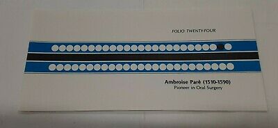 History of Dentistry .925 Silver PF Medals Franklin Mint- A. Pare/Fluordation