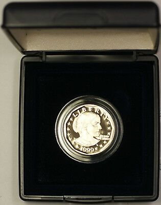 1999 Susan B. Anthony $1 Proof Coin Original US Mint Case with COA