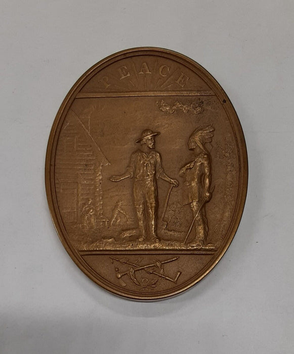 US Mint Grover Cleveland President High Relief Oval Bronze Indian Peace Medal