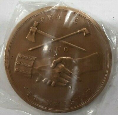 US Mint Andrew Jackson Presidential High Relief Bronze Indian Peace Medal