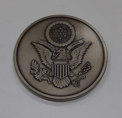 US Flag & Great Seal 45MM Medal - Colorized