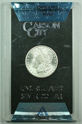 1883-CC GSA Hoard Morgan Silver Dollar $1 Coin ANACS MS-63 with Box & COA (104)