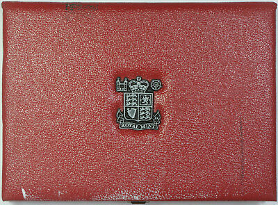 1986 Royal Mint Red Box United Kingdom Proof Coin Collection 7 Coin Set