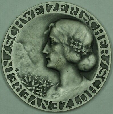 1921 Switzerland Silver Swiss Shooting Medal R1970 in Original Case
