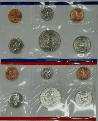 1997 P&D United States 10 Coin BU Mint Set as Issued In OGP W/ Envelope & COA