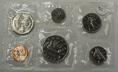 1975 Canada Mint Set- Proof Like- Uncirculated Coin Set