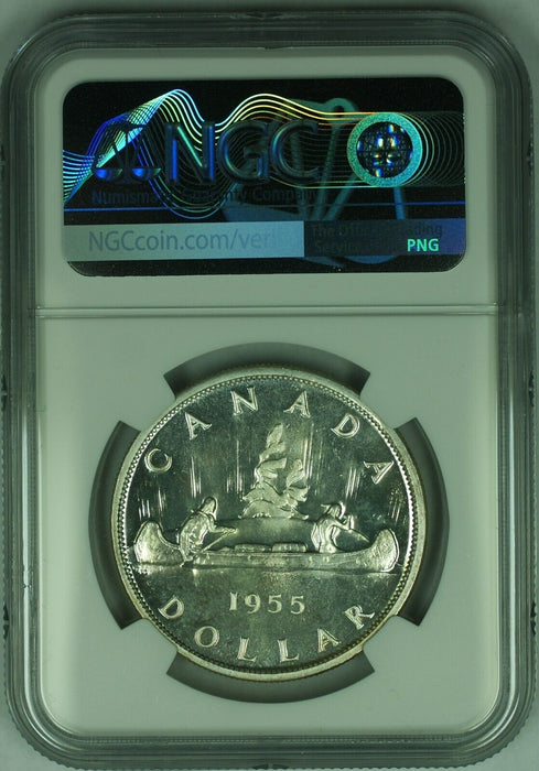 1955 Canada One Dollar Coin NGC PL-65