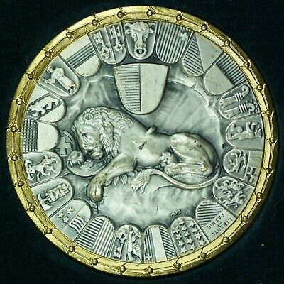 1957 Luzern Switzerland Silver Swiss Shooting Medal R950a in Original Case