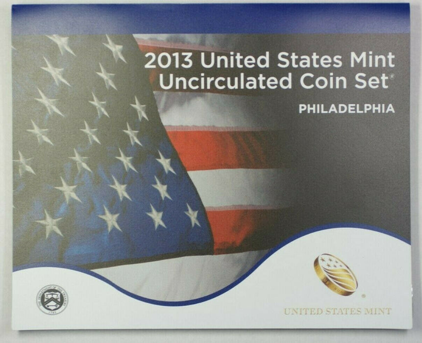 2013 United States Mint Uncirculated Coin Set P&D In OGP