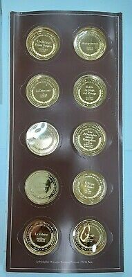 Centennial of Impressionism Set - 30 Gold Plated .925 Silver PL Medals