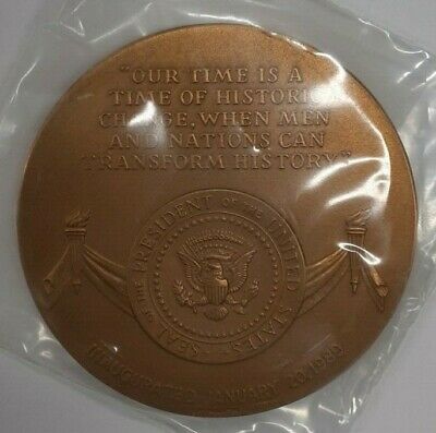 US Mint George Bush (41) Presidential High Relief Bronze Inaugural Medal