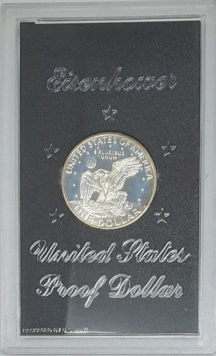 1972-S Proof 40% Silver Eisenhower IKE Dollar Coin w/ Original US Mint Box