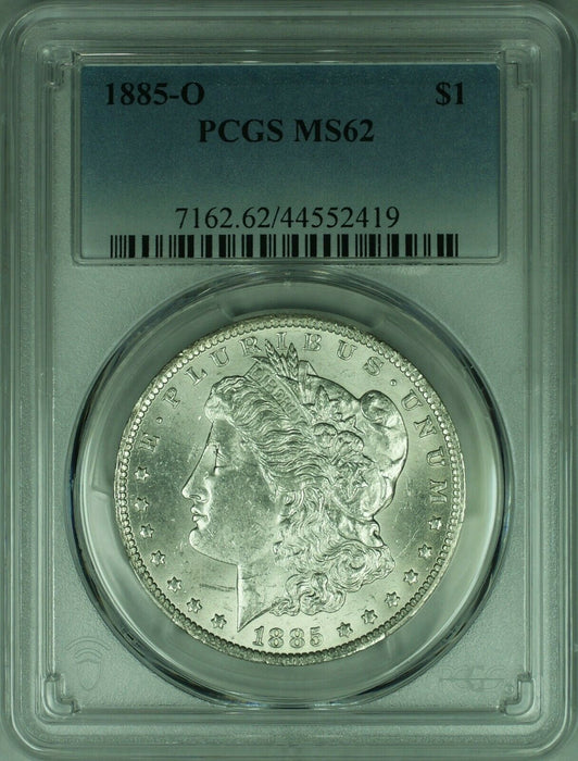 1885-O Morgan Silver Dollar Coin $1 PCGS MS-62  (28)