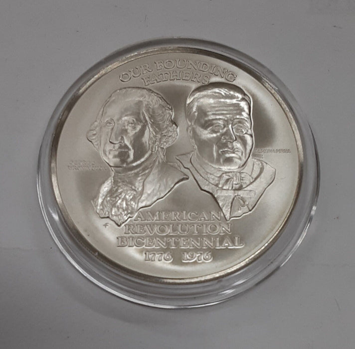 1975 Franklin Mint Silver Medal US Bicentennial/State Of Hawaii - UNC in Capsule