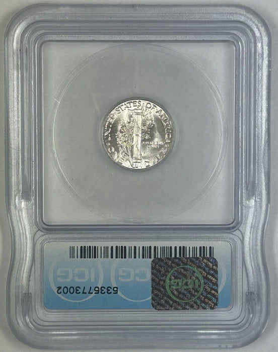 1945 Mercury Silver Dime 10c Coin ICG MS 64 (54) E