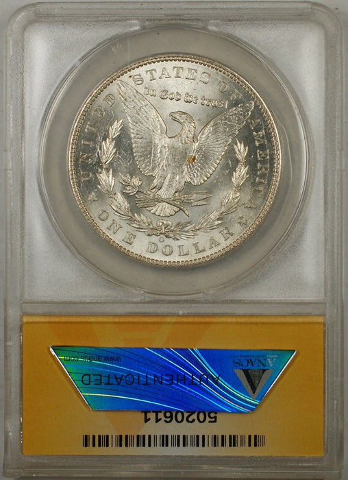 1904-O $1 Morgan Silver Dollar Coin ANACS MS-63 Lightly Toned (Better Coin) (8C)
