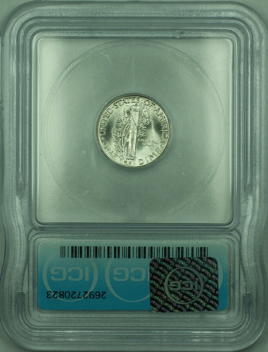 1945-S Mercury Silver Dime 10c Coin ICG MS-65 (RAA)