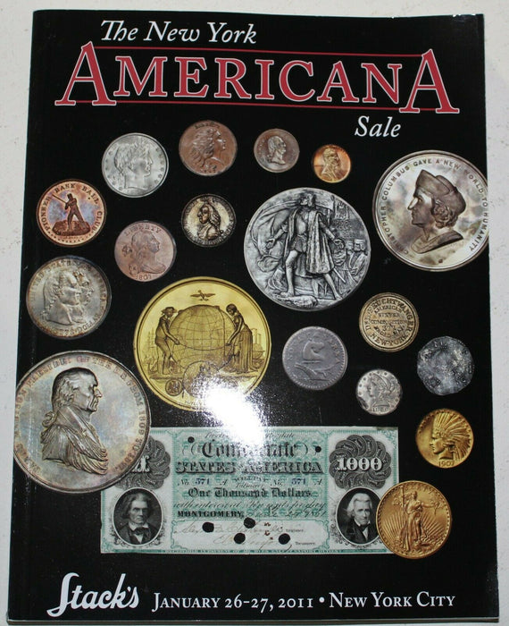 January 2011 New York Americana Sale Coin Auction Catalog Stacks New York  WW5L