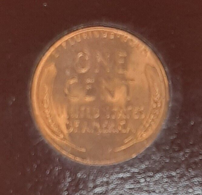1957-D Lincoln Cent - BU Lincoln Cent in American History Society Holder