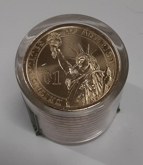2014-P  Presidential $1 - 12 BU Coins in a Danbury Mint Roll-President Unknown