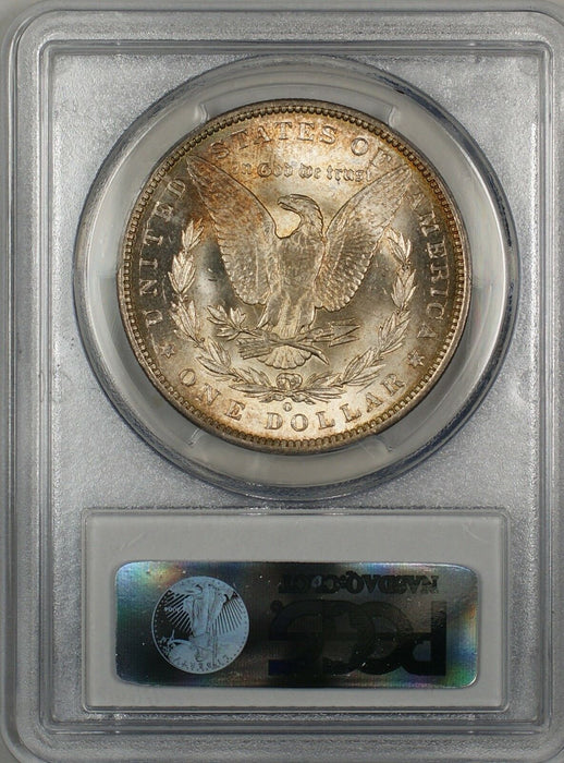 1884-O Morgan Silver Dollar $1 Coin PCGS MS-63 Nicely Toned (11g)