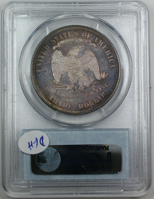 1875 Silver Trade Dollar PCGS MS-64 *Gem BU* Toned Coin Very Rare DGH