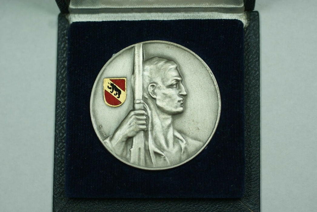 ND Bern Kant Switzerland Silver Swiss Shooting Medal R394a in Original Case