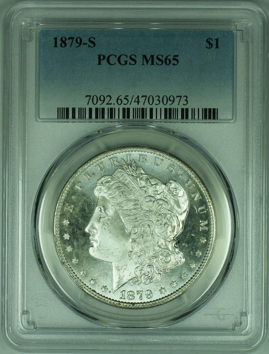 1879-S Morgan Silver Dollar Semi Proof-Like  PCGS MS-65   (35H)