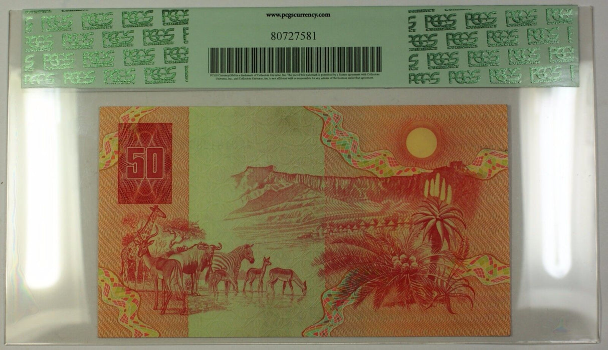 (1984) No Date South Africa 50 Rand Bank Note SCWPM# 122a Choice 58 PPQ (A)
