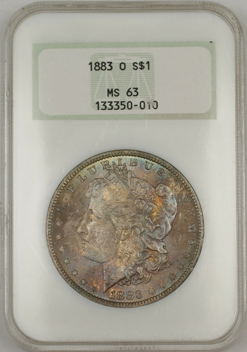 1883-O Morgan Silver Dollar $1 Coin NGC MS-63 *Beautifully Toned* (Ta)