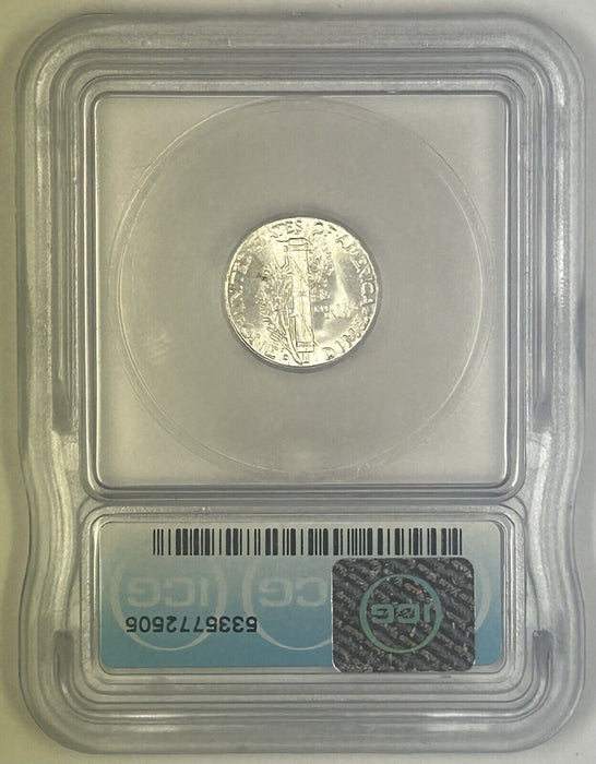 1944-D Mercury Silver Dime 10c Coin ICG MS 65+ (54)