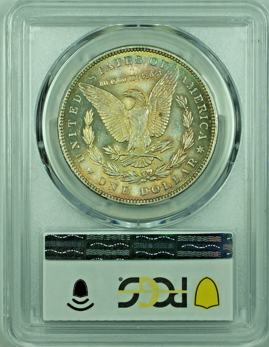 1883 Morgan Silver Dollar Toned PCGS MS 64 B 47