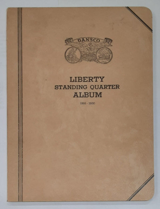 Vintage Dansco Folder No. 9 For Liberty Standing Quarters 1916-1930 -- Used