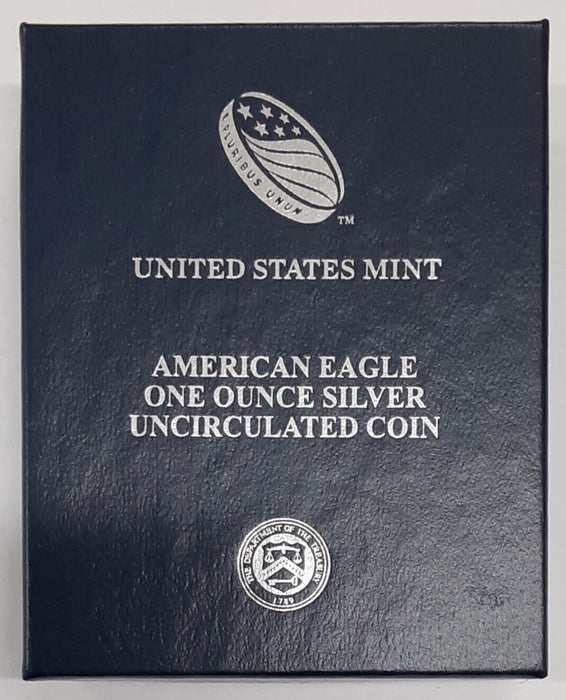 2018-W American Silver Eagle (ASE) Uncirculated Coin in Original Mint Packaging