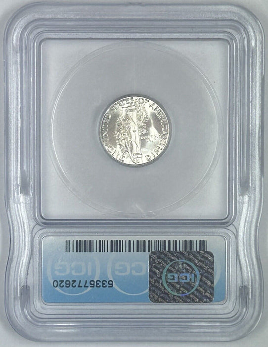 1944 Mercury Silver Dime 10c Coin ICG MS 67 (54) B