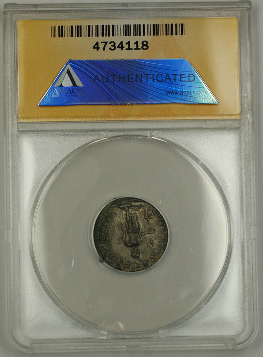 AD 221-222 Roman Silver Denarius Coin Elagabalus Rome Mint ANACS EF-45 AKR