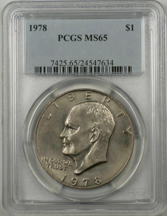 1978 Eisenhower  Ike Dollar $1 Coin PCGS MS65 (BR-38 Q)