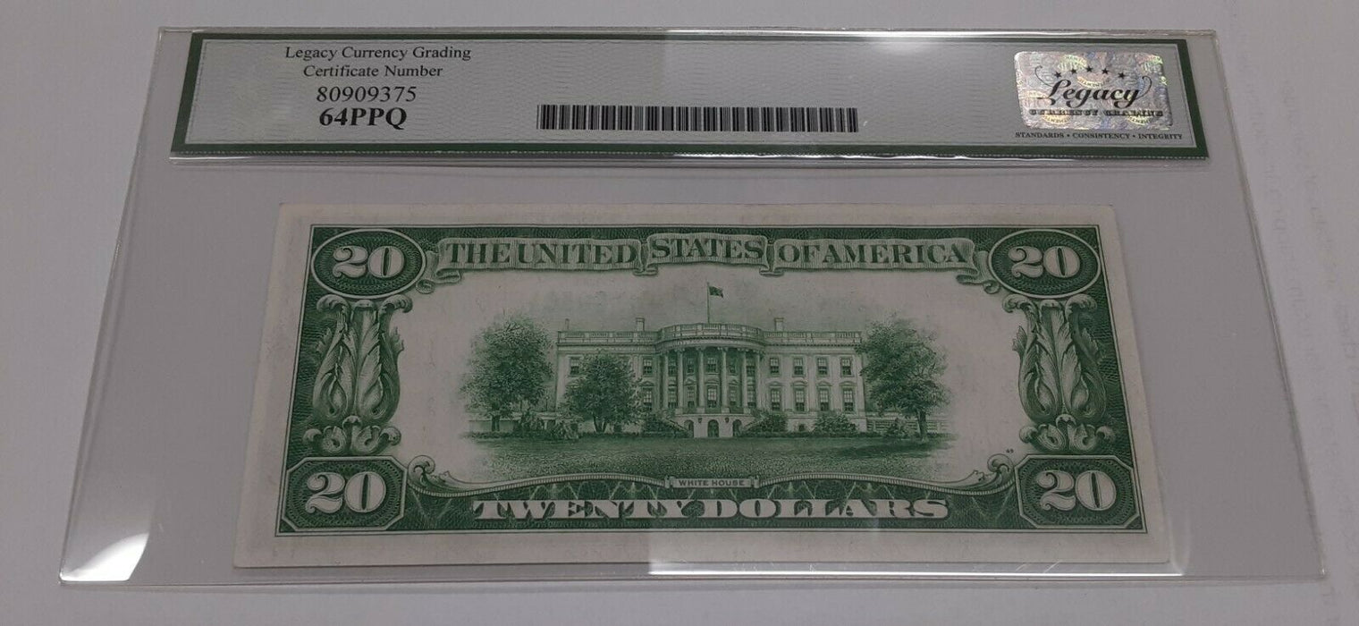 1928 $20 Twenty Dollar FRN Note Fr. 2050-G Chicago Legacy Very Choice New 64PPQ