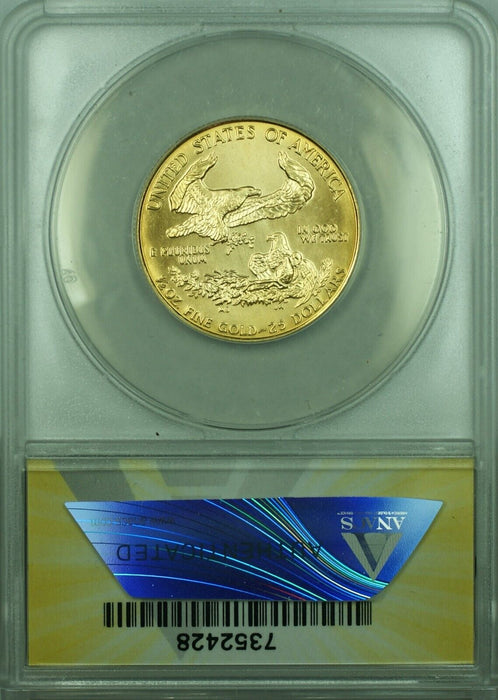 1990 $25 1/2 Oz American Gold Eagle AGE Coin ANACS MS-69