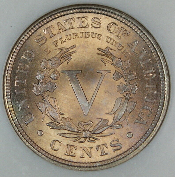 1894 Liberty Nickel Coin, NGC MS-66, Near Full Strike
