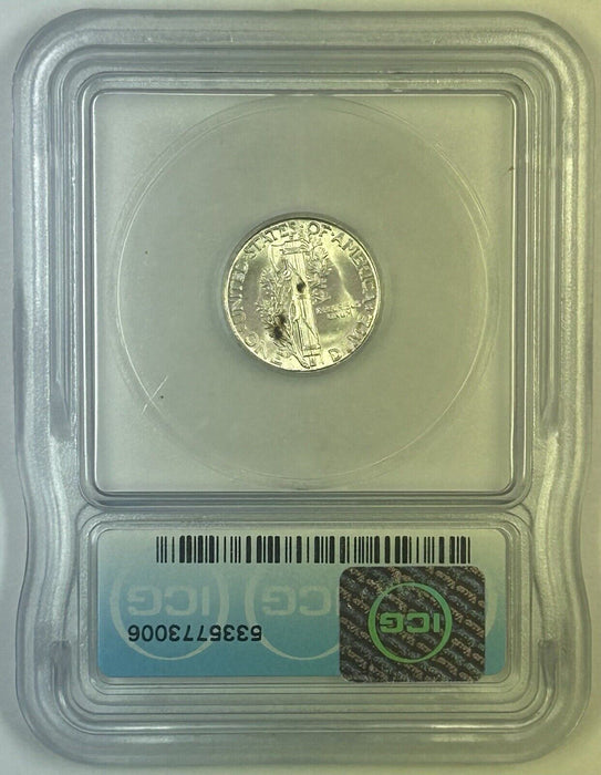 1945 Mercury Silver Dime 10c Coin ICG MS 64 (54) D