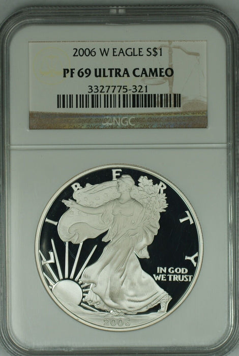 2006-W American Proof Silver Eagle $1 NGC PF 69 Ultra Cameo (49)