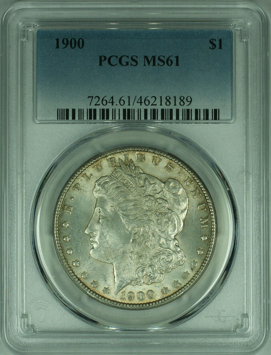 1900 Morgan Silver Dollar Coin PCGS MS-61 Better Coin  (47A)