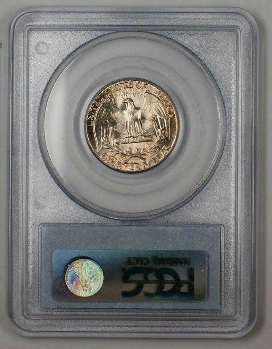 1958 Washington Quarter Silver Coin 25c PCGS MS-65 Beautifully Toned 1A